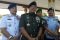 Panglima TNI jenderal Gatot Nurmantio di dampingi tiga kepala Staf Angkatan saat di wawancara awak media saat hadir di Yogyakarta. FOTO : NADHIR ATTAMIMI