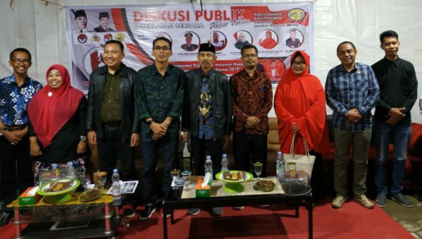 GMNI Baubau Gelar Diskusi Publik dan Deklarasi Pemilu Damai 2019