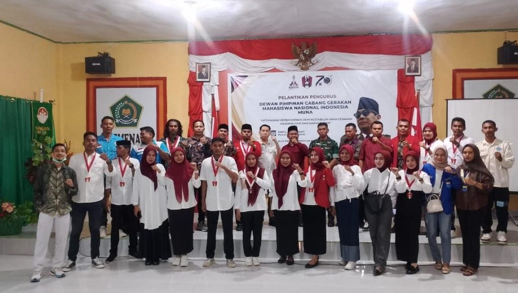 Pengurus DPC GMNI Muna Periode 2024-2026 Resmi Dilantik