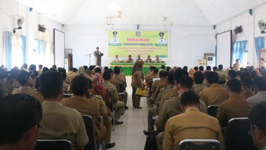 Gelar Sosialisasi Perbup, 2019 DD Konsel Capai Rp 251 dan ADD 75 Miliar Rupiah﻿