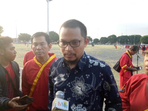 Hanafi Rais saat dimintai komentar terkait penangkapan sejumlah tindak FOTO : NADHIR ATTAMIMI