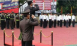 Upacara peringatan Hari kelahiran Pancasila di Mapolres Bantaeng. FOTO ; SYAMSUDDIN
