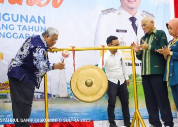Gubernur Resmi Membuka Pameran Pembangunan HUT ke 59 Prov Sultra di Koltim