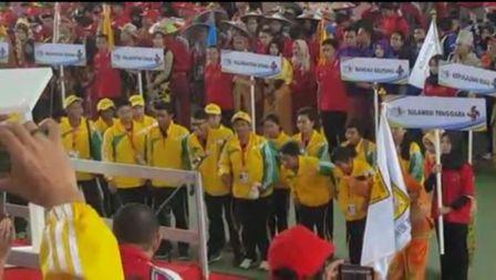 80 Atlet BAPOMI Sultra Siap Taklukan Lawan di POMNAS XV di Makassar