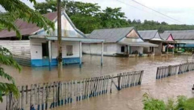 Di Bombana, 15 Rumah Warga Terendam Akibat Banjir