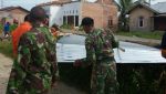 Danramil 29/Langsa Barat PerbaikI Rumah Warga Akibat Beliung