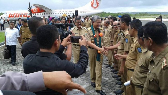 Pemkab Wakatobi Sambut Nur Alam