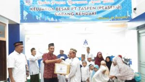 PT.Taspen Berbagi Bersama Puluhan Anak Yatim