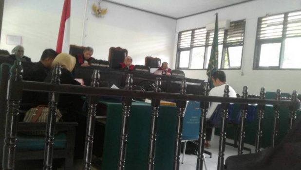 Ketua KPU Konsel Non-Aktif Di Vonis 1,4 Tahun