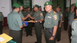 6 Prajurit Kodim 0820 / Probolinggo Memasuki Masa Persiapan Pensiun 