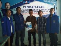 Ilham Syah Azikin Ambil Formulir Penjaringan di Demokrat