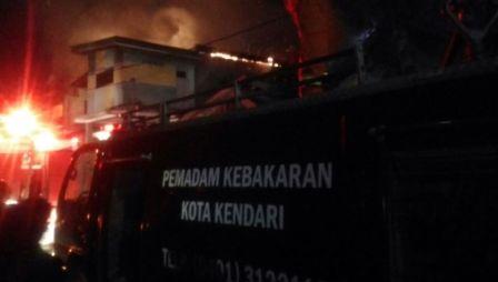 Tiga Rumah di Kelurahan Korumba, Dilalap Sijago Merah