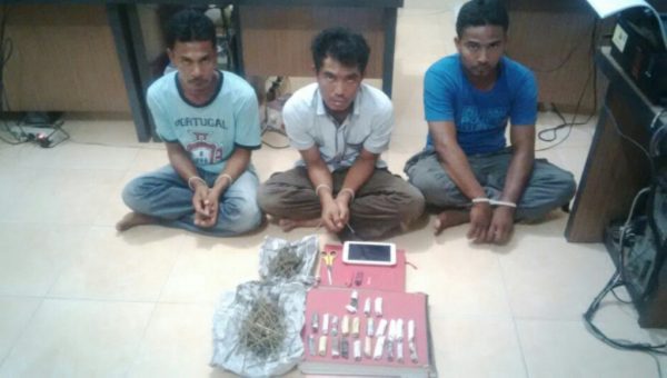 Satres Narkoba Bekuk Tiga TSK Pengedar Sabu dan Ganja