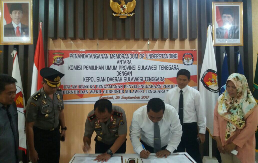 Jamin Keamanan Pilgub, KPU Lakukan MoU dengan Polda