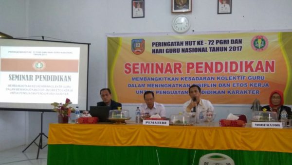 Pimpin Seminar Pendidikan, Ini Kata Wakil Bupati Konsel