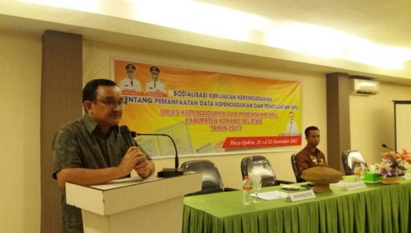 Disdukcapil Konsel Gelar Sosialisasi Pemanfaatan Daduk