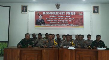 Gelar Ekspos Penanganan Kasus, Kapolres Konsel : 77 Persen Kasus Berhasil Diselesaikan