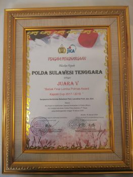 Ini Prestasi Baru, Kapolda Sultra Sabet Tropi Kapolri