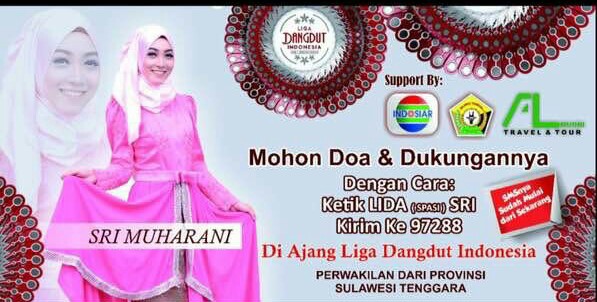 Bupati Dukung Sri Muharani Hafid Peserta Liga Dangdut Indonesia