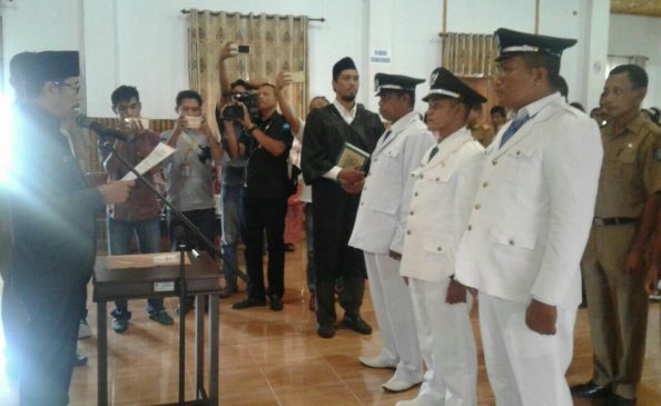 Kades Terpilih Resmi Dilantik Digedung Pasangerahan Budaya