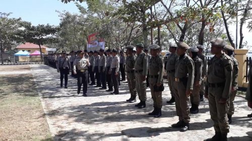 Kapolres Muna Pimpin Apel Gelar Pasukan Mantap Barata 2018-2019