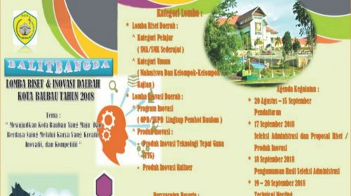 Balitbang Baubau Gelar Lomba Riset dan Inovasi