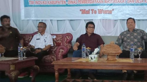 MUNA, SULTRA - Bupati Muna, L.M Rusman Emba membuka acara Bursa Inovasi Desa