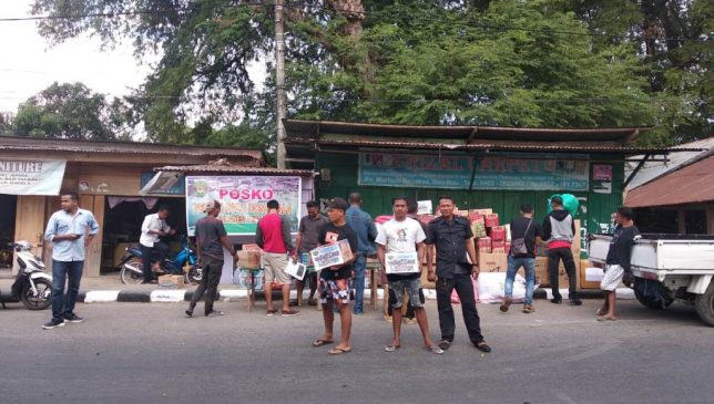Pemuda Kanakea Bentuk Posko Peduli Palu dan Donggala