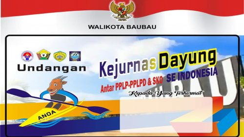 Baubau Tuan Rumah Kejurnas Dayung 2018