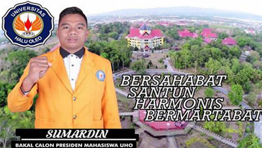 Sumardin Siap Tampil Jadi Ketua BEM UHO 2018