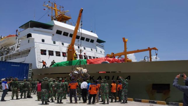 18 Kontainer Logistik Korban Gempa Palu Disalurkan Melalui Tilong Kabila