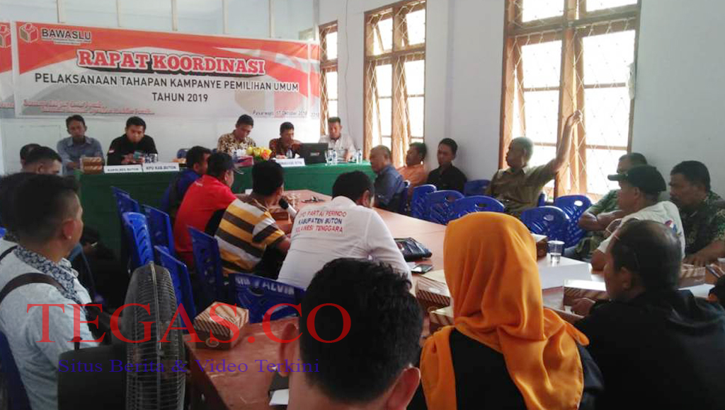 Cegah Pelanggaran Kampanye, Bawaslu Buton Gelar Rakor