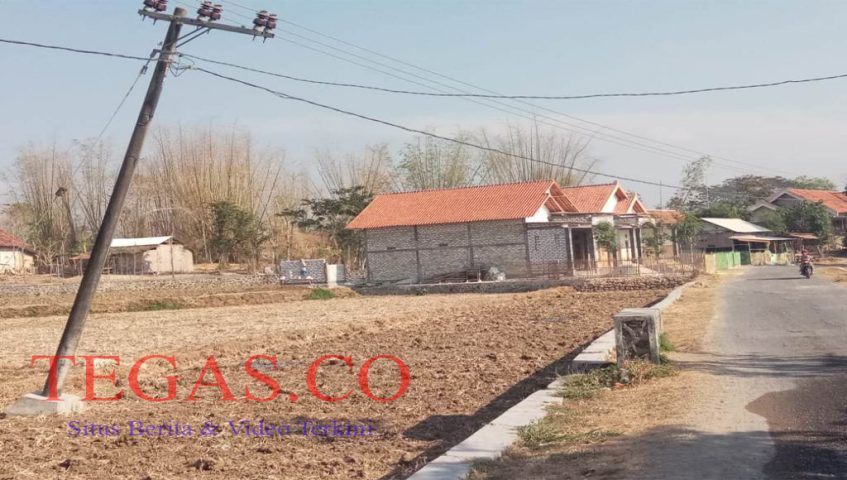 Tiang Listrik di Desa Patarongan Miring Ancam Keselematan Warga