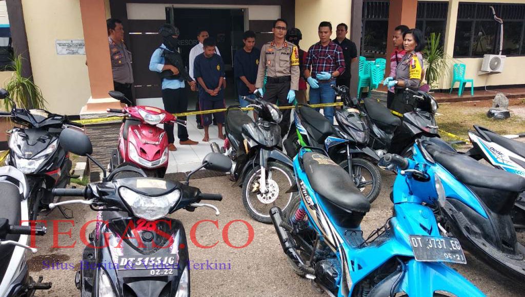 Dua Pelaku Curanmor di Baubau Ditangkap, Satu Pelaku di Dor Timah Panas