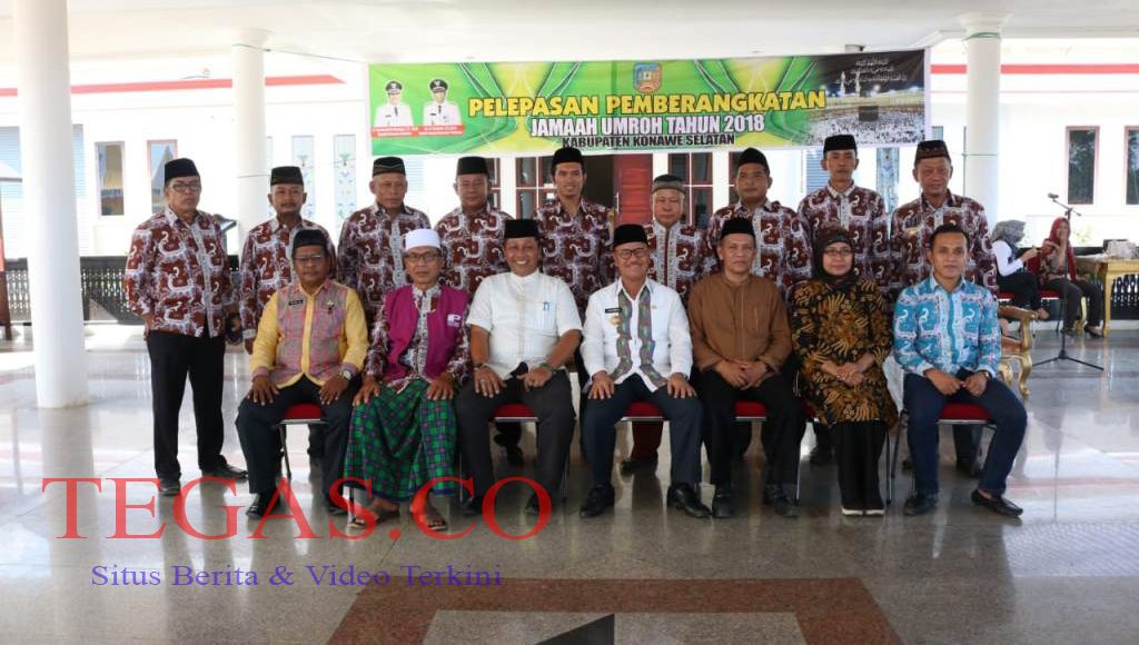 Lepas Peserta Umrah Gratis, Bupati Konsel: Untuk Mewujudkan Masyarakat Religius