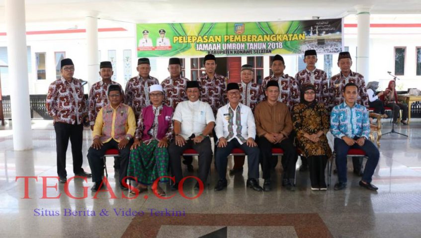 Lepas Peserta Umrah Gratis, Bupati Konsel: Untuk Mewujudkan Masyarakat Religius