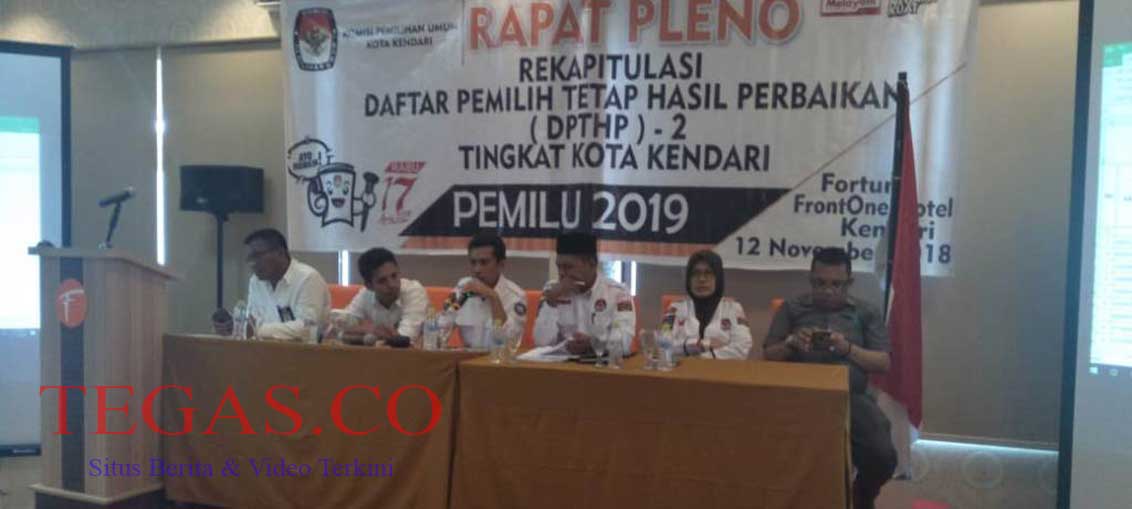 Jumlah DPTHP-2 Kota Kendari Capai 209.651