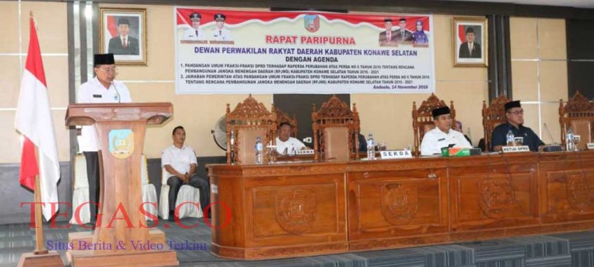 DPRD Setujui Raperda RPJMD-P, Ini Jawaban Pemda Konsel