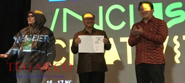 Hadiri Festival Bekraf di Surabaya, Surunuddin: Pemda Dorong Kerajinan Limbah Kayu