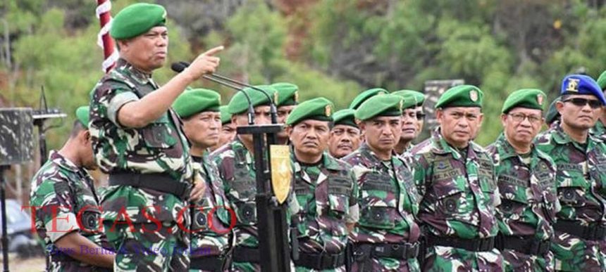 Pangdam XVII/Cendrawasih Terima dan Lepas Satgas Pamtas RI-PNG