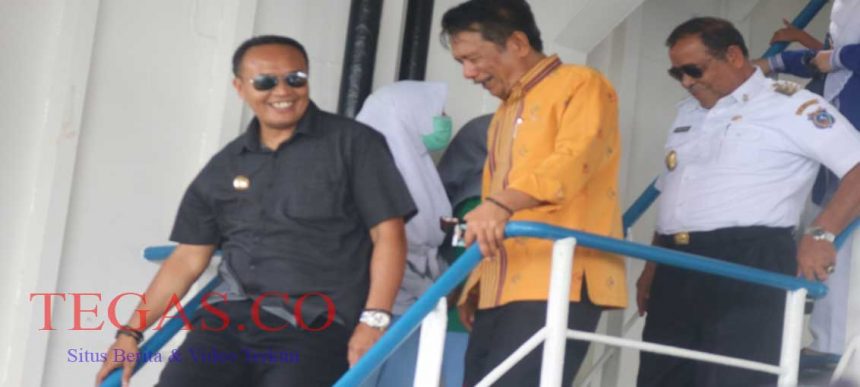 Aktifnya Feri Rute Tondasi-Sikeli-Bira, Wabup Muna Apresiasi Pemda Mubar