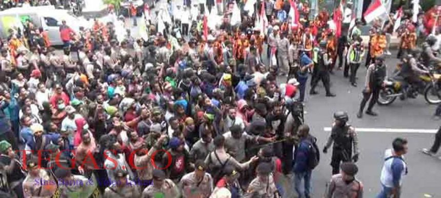 AMP Surabaya Gelar Unjuk Rasa Tuntut Papua Merdeka