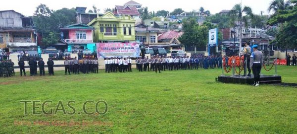 Polres Baubau Terjunkan Personil Gabungan Amankan Natal dan Tahun Baru