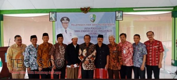 Pembangunan Jembatan Srepang Dilakukan Awal Tahun 2019