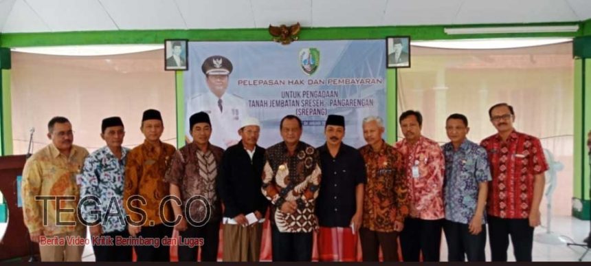 Pembangunan Jembatan Srepang Dilakukan Awal Tahun 2019