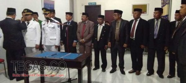 Pejabat Eselon II dan III Lingkup Pemda Mubar Dilantik