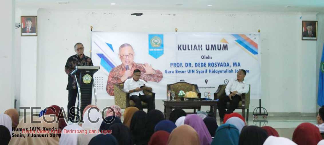 Guru Besar UIN Syarif Hidayatullah Jakarta Berikan Kuliah Umum di IAIN Kendari