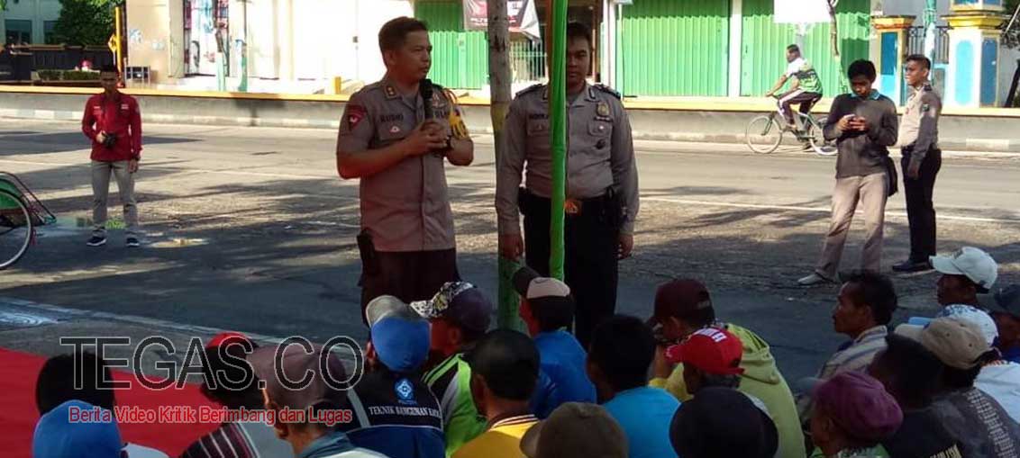 Kapolres Sampang Harap Tukang Becak dan Bentor Jadi Mata dan Telinga Polisi