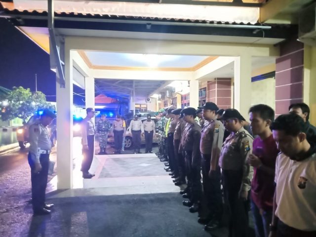 Jelang Pelantikan Bupati dan Wabup Terpilih, Polres Sampang Laksanakan Patroli Cipkon