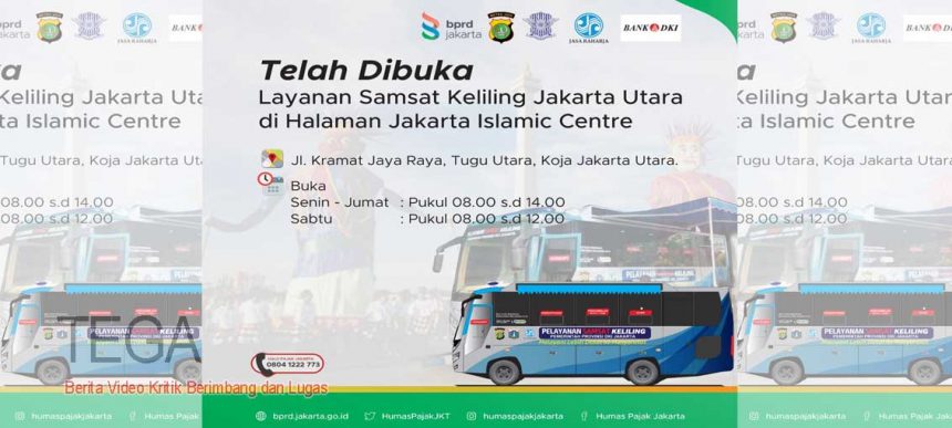 Layanan PKB dan STNK Keliling Ada di Jakarta Islamic Centre